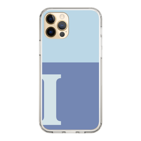 Slim Protection Case［ Original - initial two tone - I blue ］