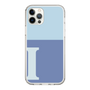 Slim Protection Case［ Original - initial two tone - I blue ］