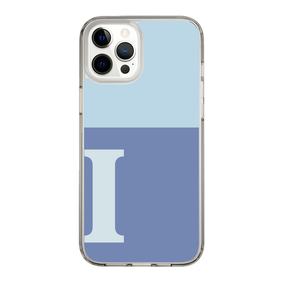 Slim Protection Case［ Original - initial two tone - I blue ］