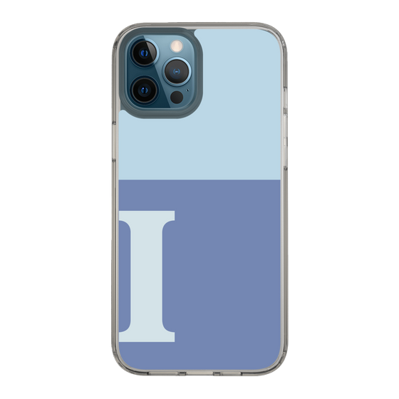 Slim Protection Case［ Original - initial two tone - I blue ］