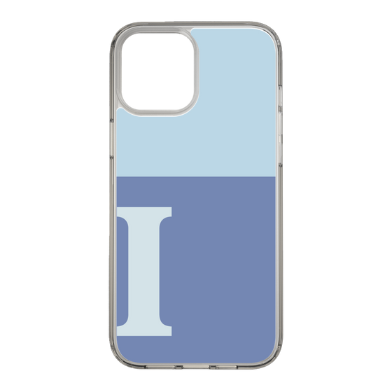 Slim Protection Case［ Original - initial two tone - I blue ］