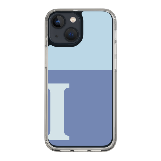 Slim Protection Case［ Original - initial two tone - I blue ］