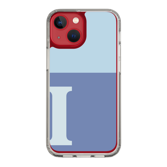Slim Protection Case［ Original - initial two tone - I blue ］