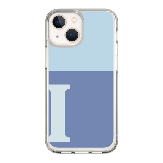Slim Protection Case［ Original - initial two tone - I blue ］