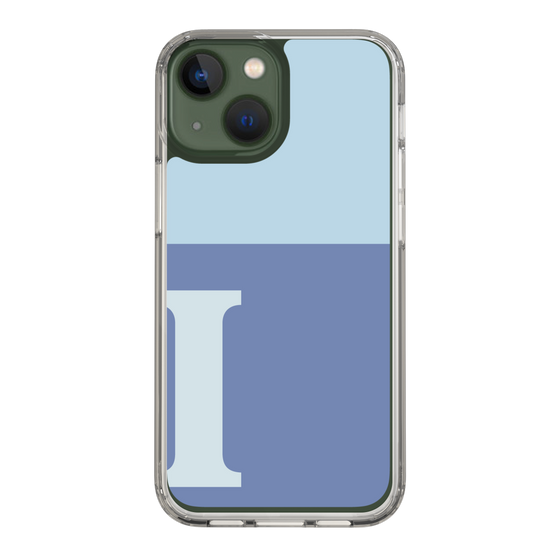 Slim Protection Case［ Original - initial two tone - I blue ］