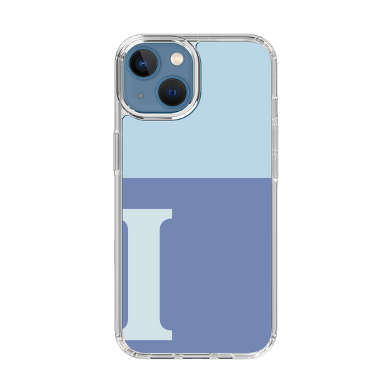 Slim Protection Case［ Original - initial two tone - I blue ］