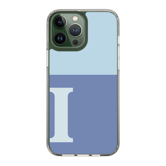 Slim Protection Case［ Original - initial two tone - I blue ］