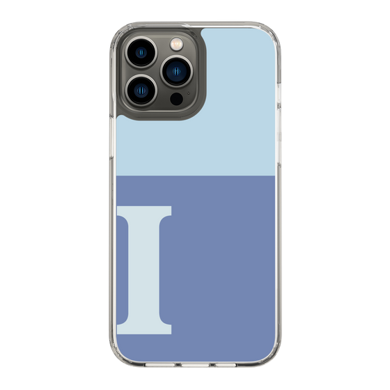 Slim Protection Case［ Original - initial two tone - I blue ］