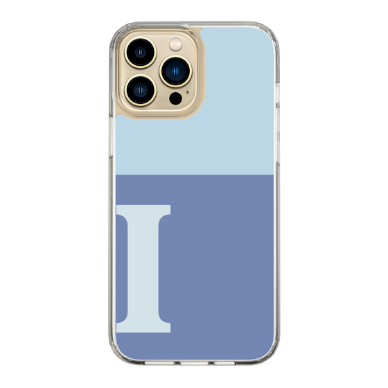 Slim Protection Case［ Original - initial two tone - I blue ］