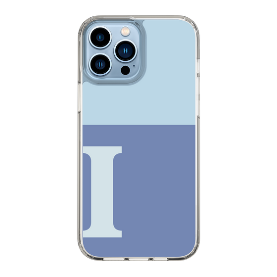 Slim Protection Case［ Original - initial two tone - I blue ］