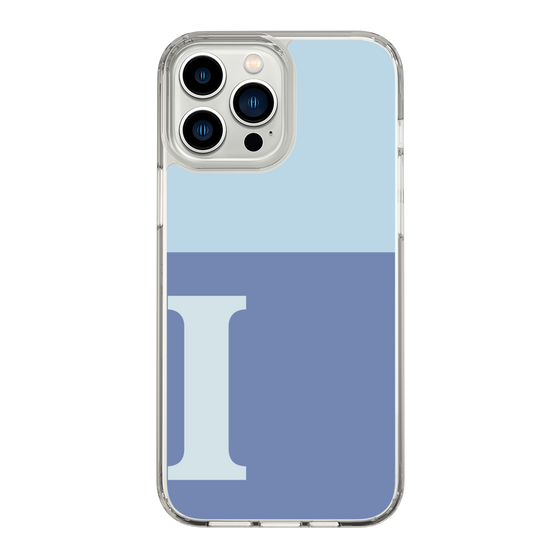 Slim Protection Case［ Original - initial two tone - I blue ］