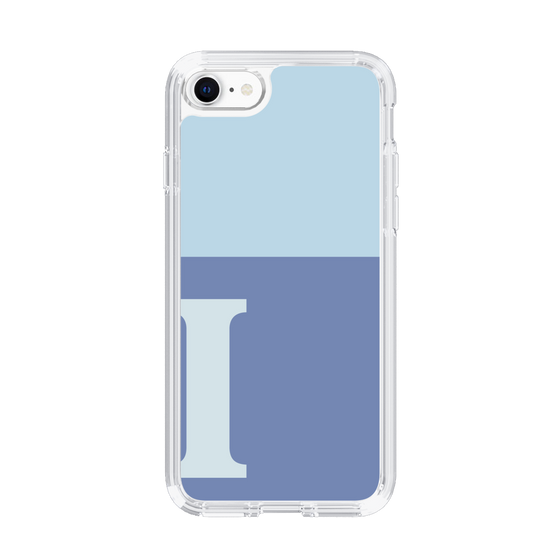 Slim Protection Case［ Original - initial two tone - I blue ］