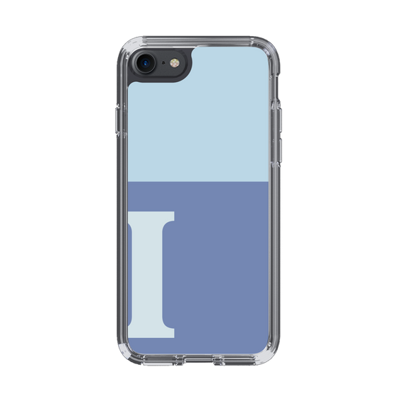 Slim Protection Case［ Original - initial two tone - I blue ］