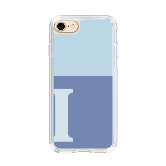 Slim Protection Case［ Original - initial two tone - I blue ］