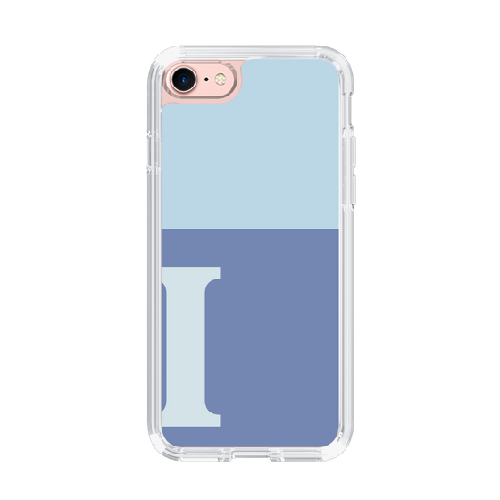 Slim Protection Case［ Original - initial two tone - I blue ］