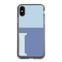 Slim Protection Case［ Original - initial two tone - I blue ］