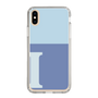 Slim Protection Case［ Original - initial two tone - I blue ］