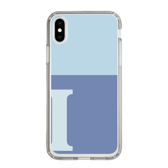 Slim Protection Case［ Original - initial two tone - I blue ］