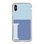 Slim Protection Case［ Original - initial two tone - I blue ］
