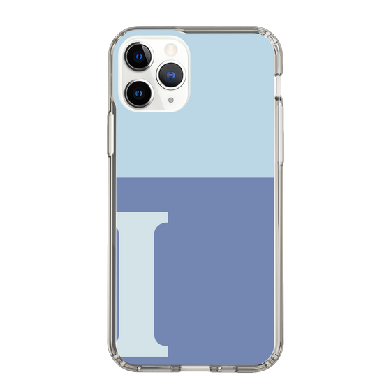 Slim Protection Case［ Original - initial two tone - I blue ］