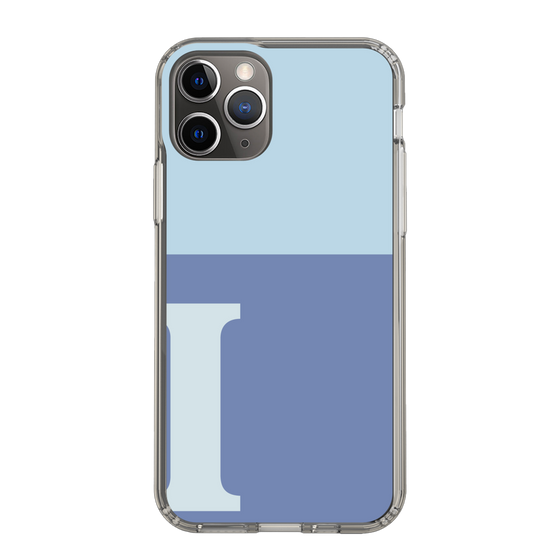 Slim Protection Case［ Original - initial two tone - I blue ］