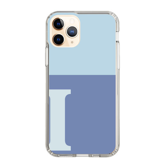 Slim Protection Case［ Original - initial two tone - I blue ］