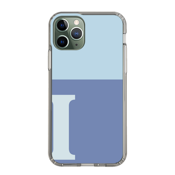 Slim Protection Case［ Original - initial two tone - I blue ］