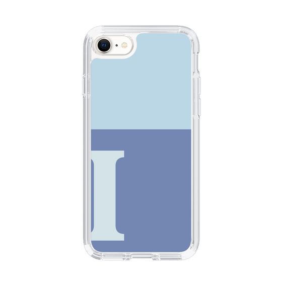 Slim Protection Case［ Original - initial two tone - I blue ］