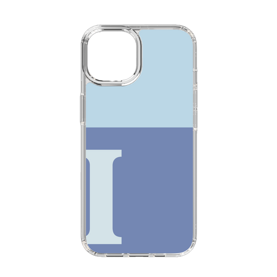Slim Protection Case［ Original - initial two tone - I blue ］
