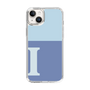 Slim Protection Case［ Original - initial two tone - I blue ］
