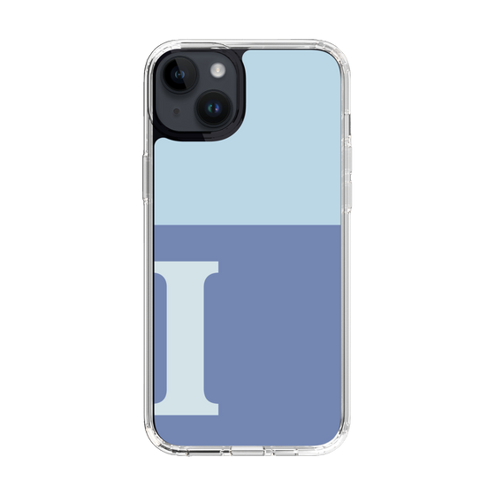 Slim Protection Case［ Original - initial two tone - I blue ］