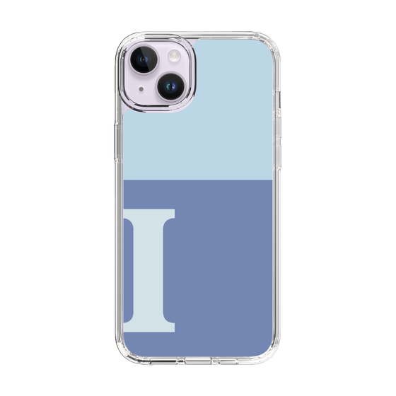 Slim Protection Case［ Original - initial two tone - I blue ］