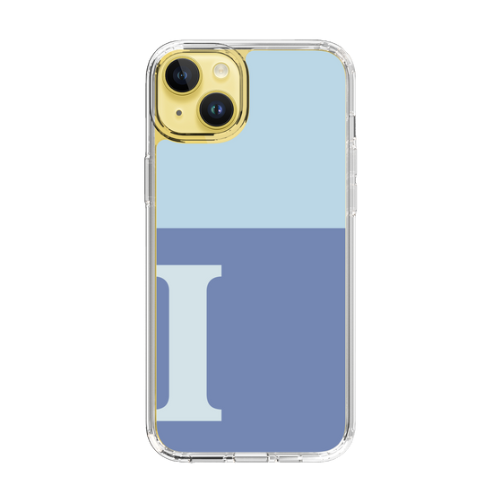 Slim Protection Case［ Original - initial two tone - I blue ］