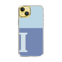 Slim Protection Case［ Original - initial two tone - I blue ］