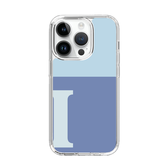Slim Protection Case［ Original - initial two tone - I blue ］