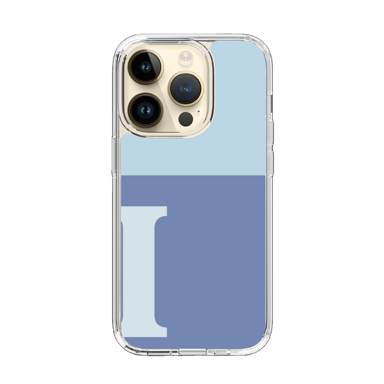 Slim Protection Case［ Original - initial two tone - I blue ］