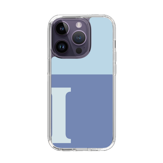 Slim Protection Case［ Original - initial two tone - I blue ］