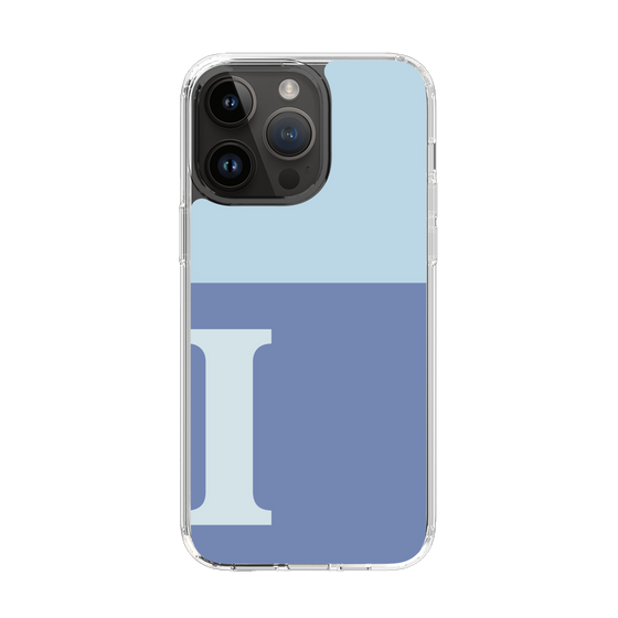 Slim Protection Case［ Original - initial two tone - I blue ］