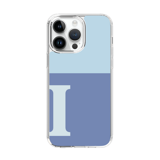 Slim Protection Case［ Original - initial two tone - I blue ］