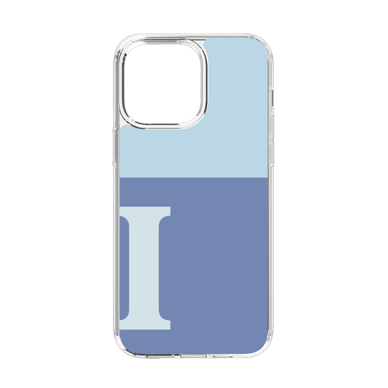 Slim Protection Case［ Original - initial two tone - I blue ］