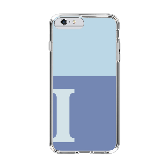Slim Protection Case［ Original - initial two tone - I blue ］