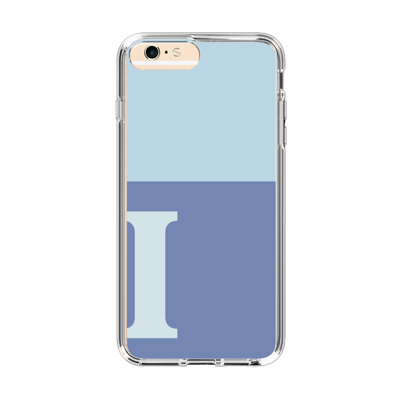 Slim Protection Case［ Original - initial two tone - I blue ］