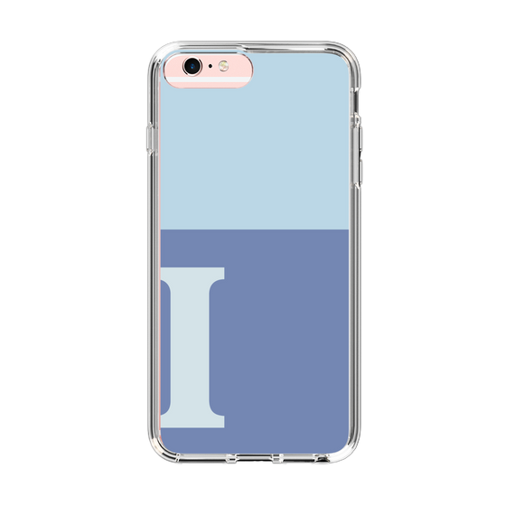 Slim Protection Case［ Original - initial two tone - I blue ］