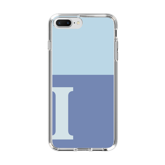 Slim Protection Case［ Original - initial two tone - I blue ］