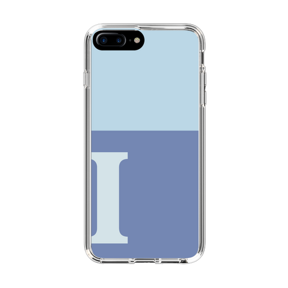 Slim Protection Case［ Original - initial two tone - I blue ］