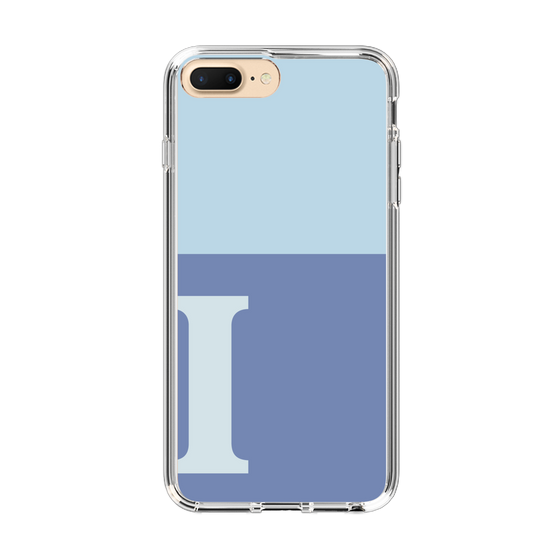 Slim Protection Case［ Original - initial two tone - I blue ］