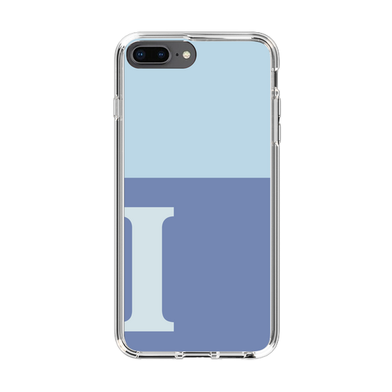 Slim Protection Case［ Original - initial two tone - I blue ］