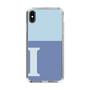 Slim Protection Case［ Original - initial two tone - I blue ］
