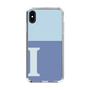 Slim Protection Case［ Original - initial two tone - I blue ］