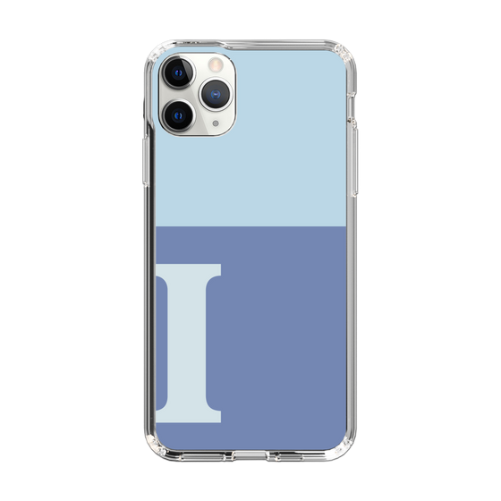 Slim Protection Case［ Original - initial two tone - I blue ］